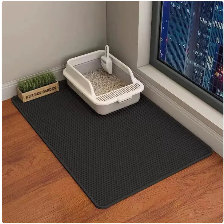 Double-Layer Cat Litter Mat